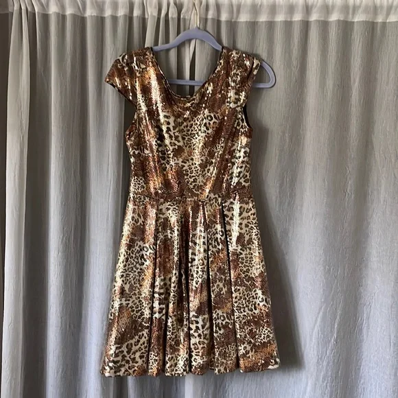 betsey johnson metallic dress Betsey Johnson Metallic Maxi Dress - Pink/Champagne